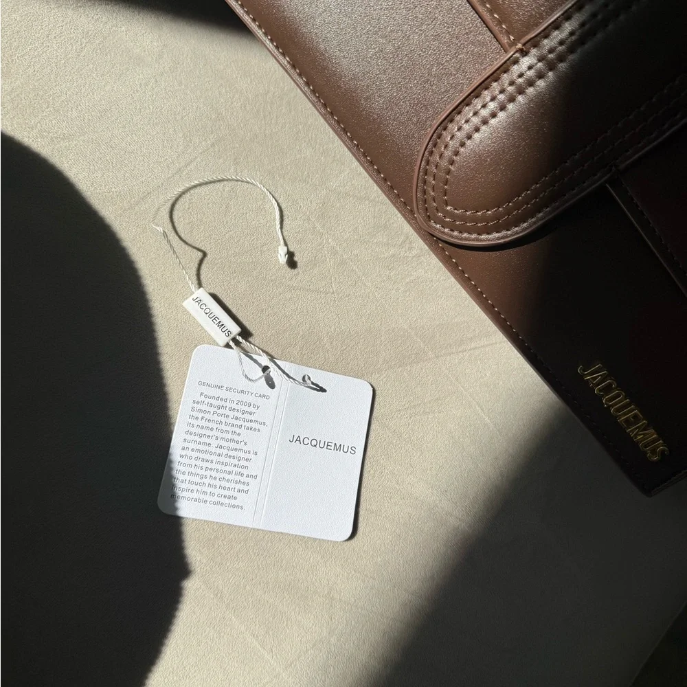 Jacquemus Brown Leather Shoulder Bag - Picture 4 of 5